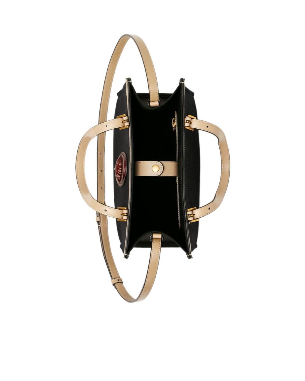 Versace Black Riviere Medusa Plaque Tote Bag