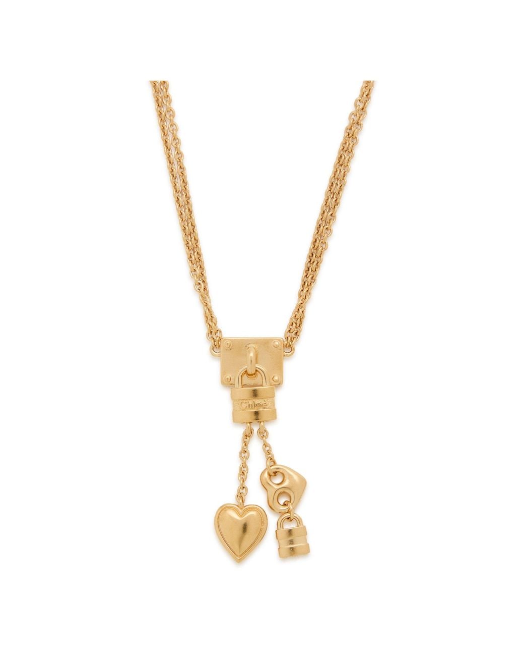 Chloé White Multi-Layer Necklace