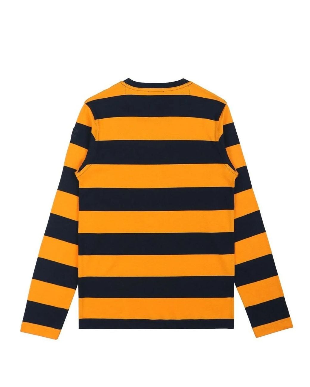 Paul & Shark Yellow Crew-Neck Striped T-Shirt for men