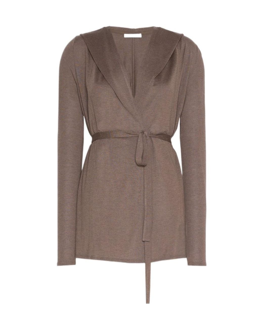 Max Mara Brown Falda Open Front Jacket