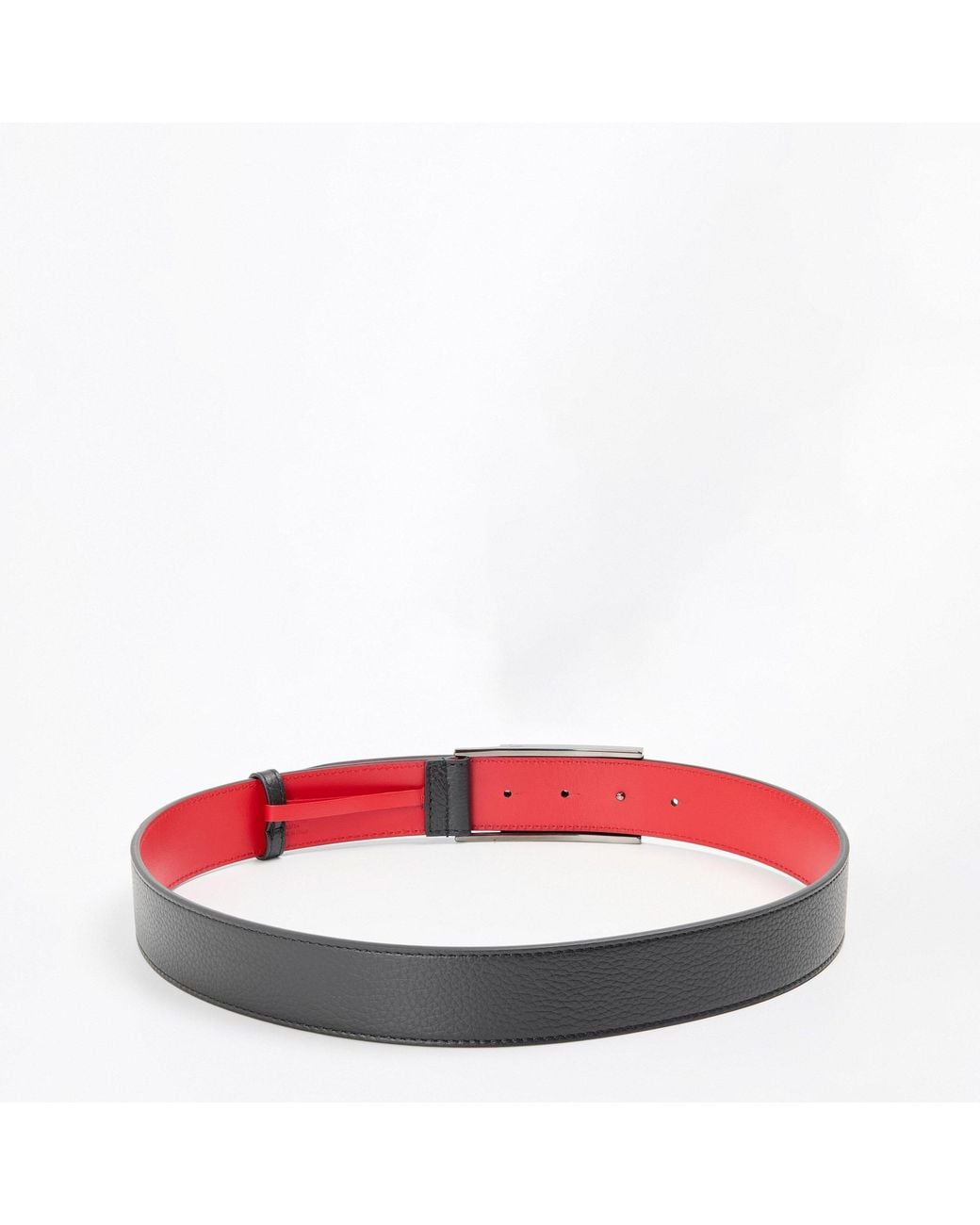 Christian Louboutin White Reversible Belt for men