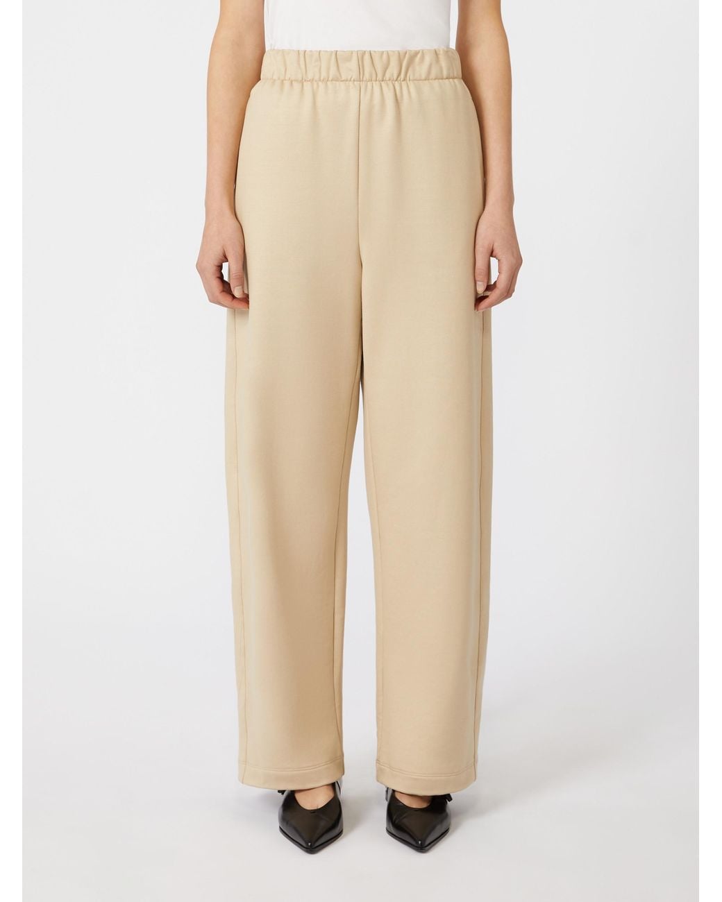 Max Mara Natural Filovia Straight-Leg Trousers