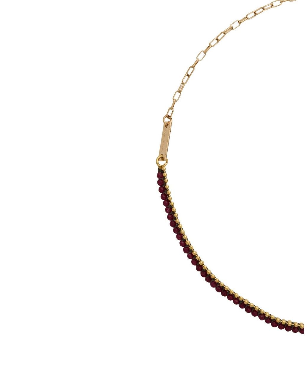 Isabel Marant White Metal Necklace