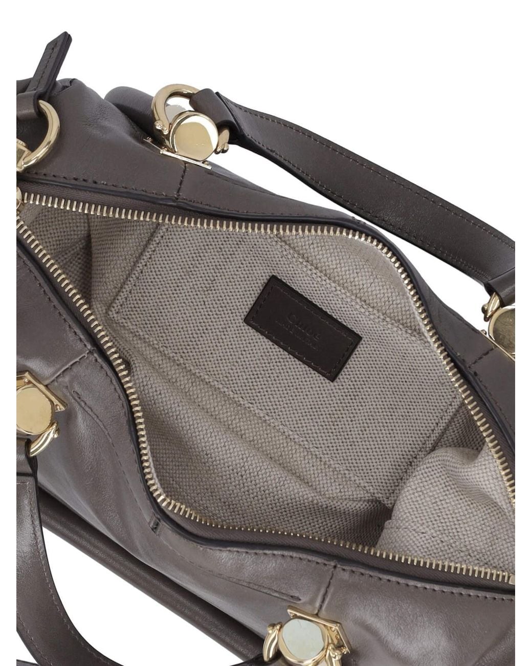 Chloé Gray Chloé Paraty 24 Small Shoulder Bag