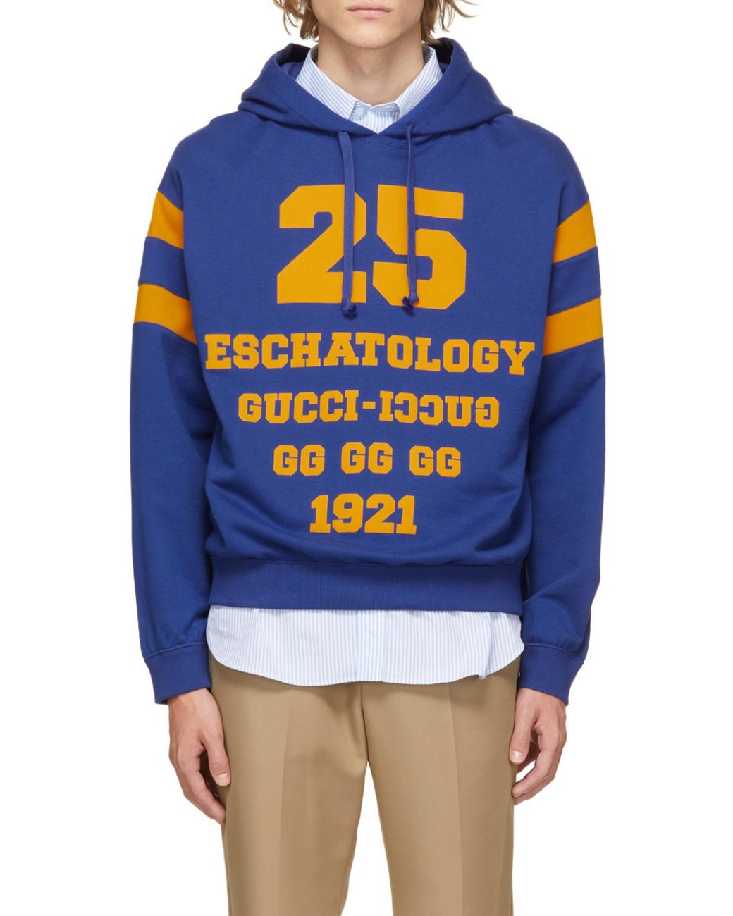 Gucci Sweaters Blue for men
