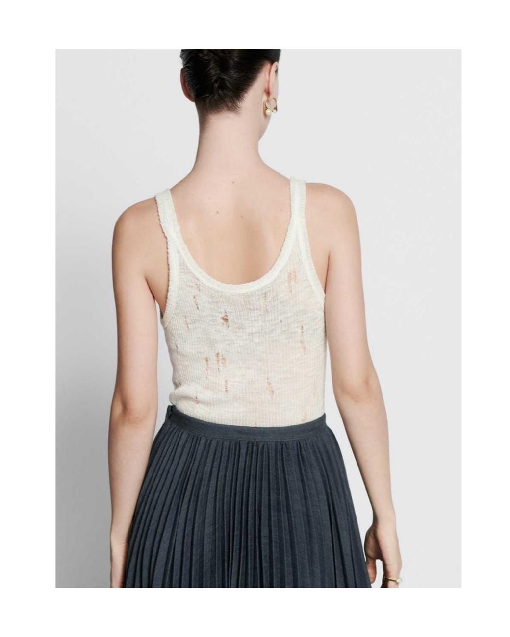 Dior White Tank Top