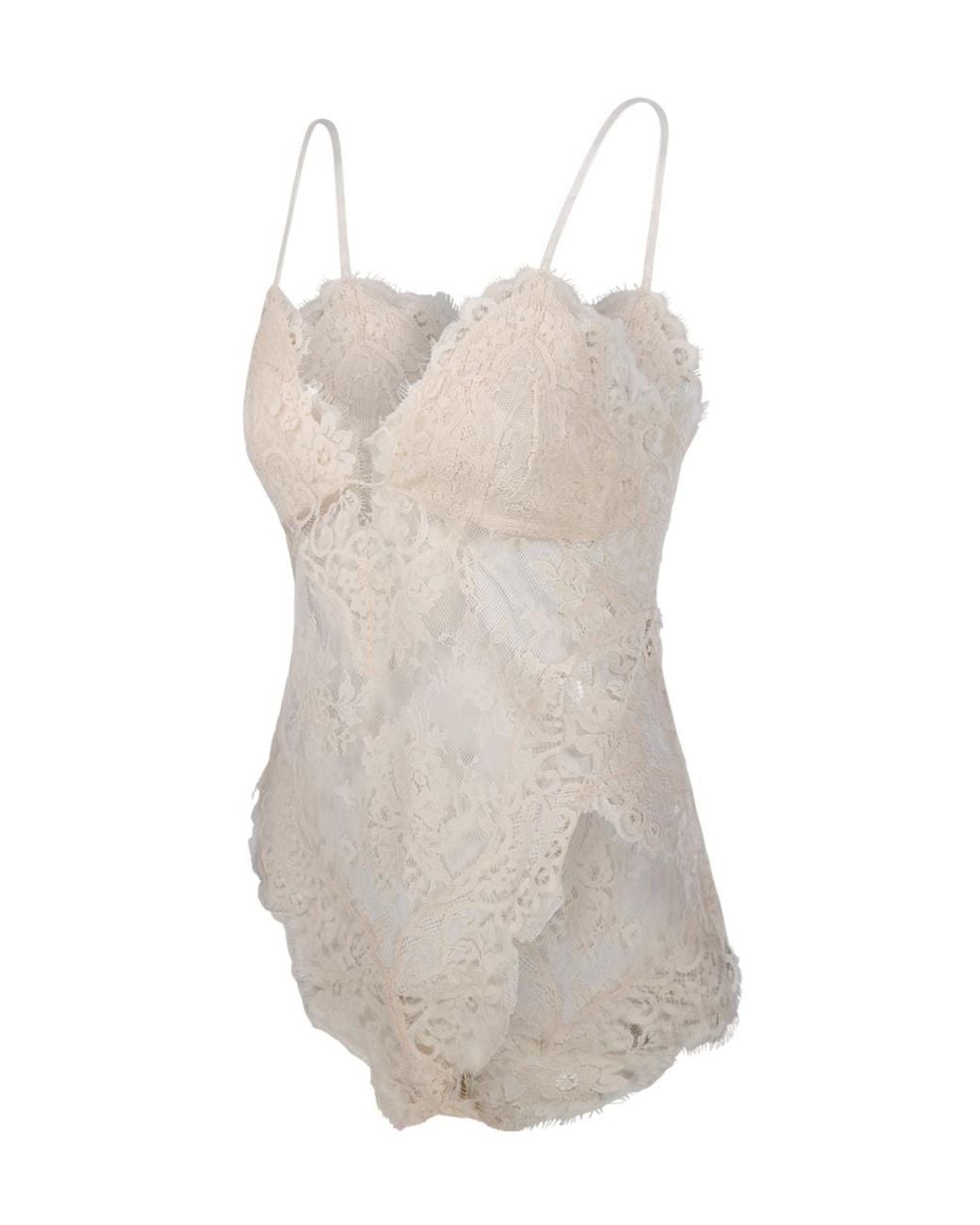 Zimmermann White Lace Teddy