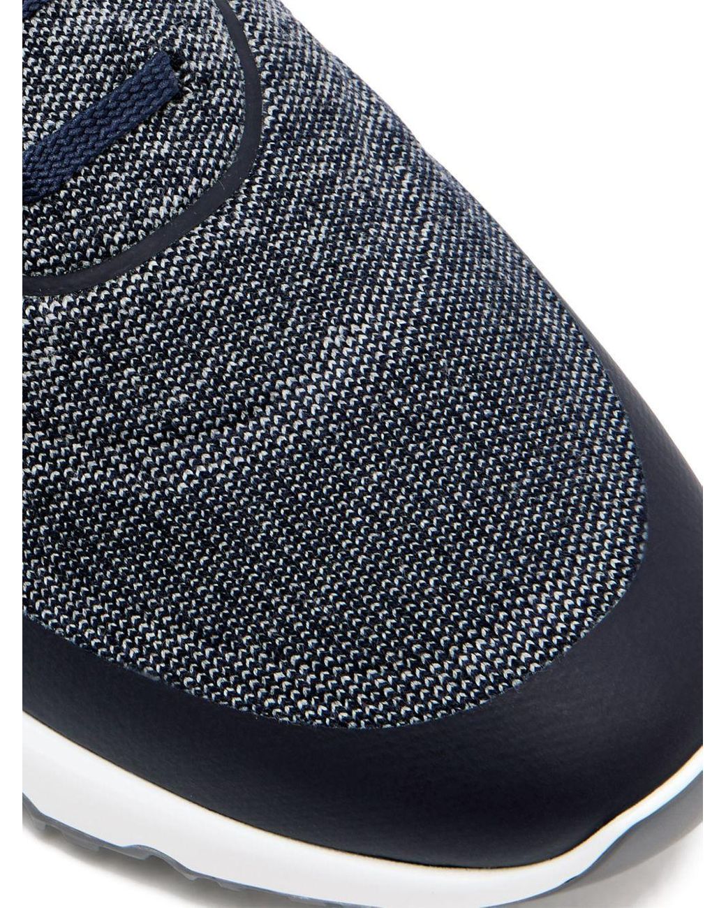 Brunello Cucinelli Blue Leather Sneakers Footwear Comfort for men