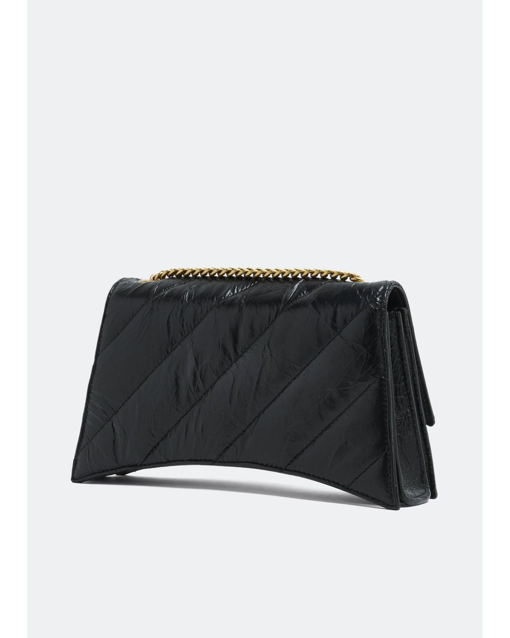 Balenciaga Black Crush Shoulder Bag