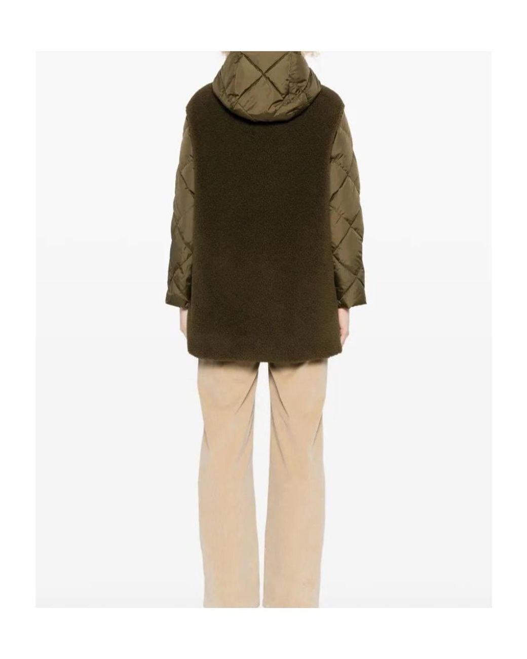 Herno Green Press-Stud Fastened Hooded Jacket