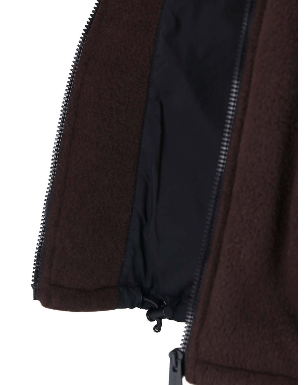 Miu Miu Brown Fleece Down Jacket