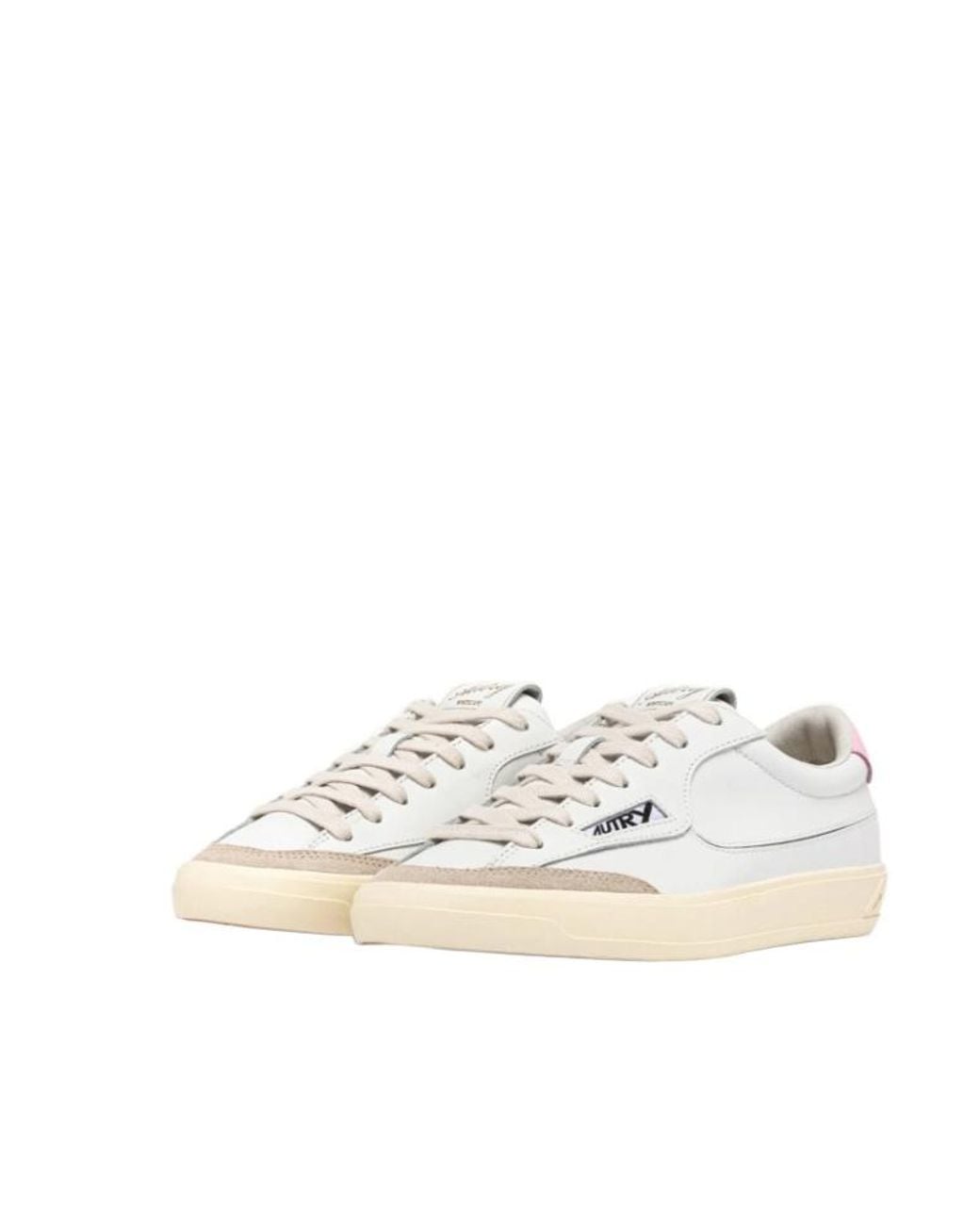 Autry White Windscape Low Leather And Fairy Tale Sneakers