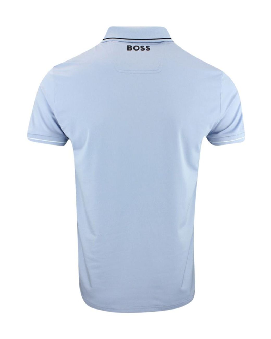 Boss Blue Short-Sleeve Polo Shirt for men