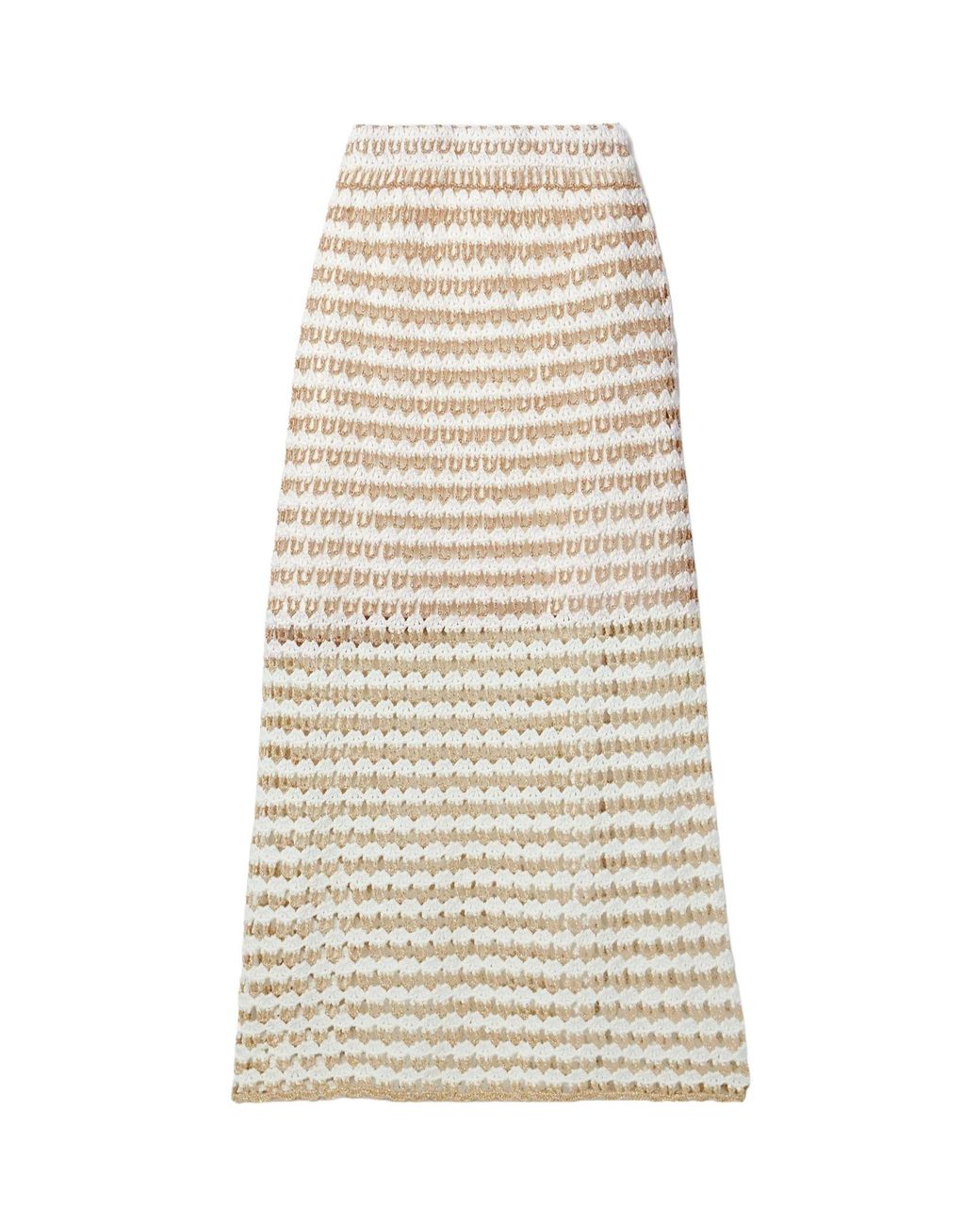 Zimmermann Natural Striped Skirt