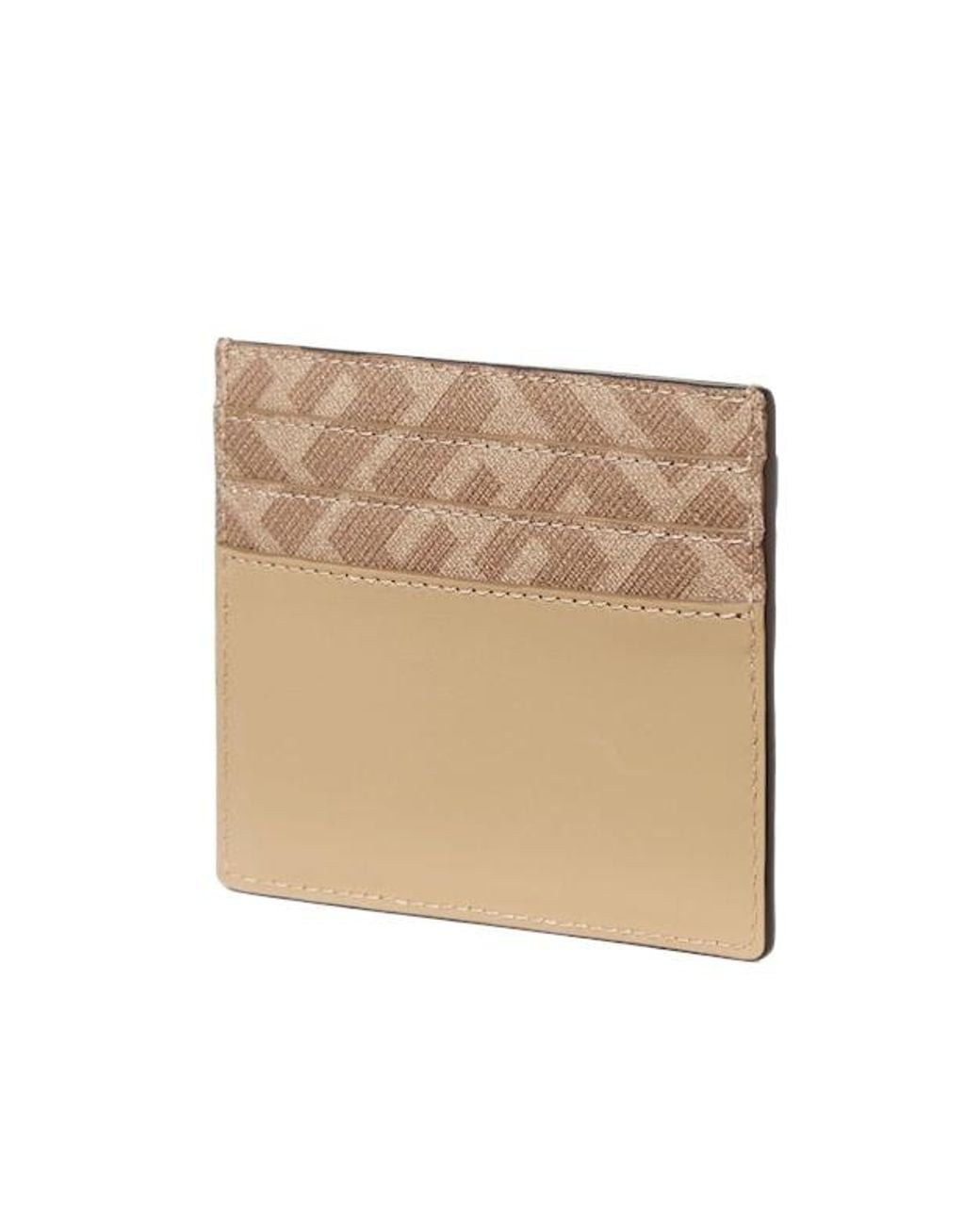 Fendi Natural Ff Squared Card Holder for men