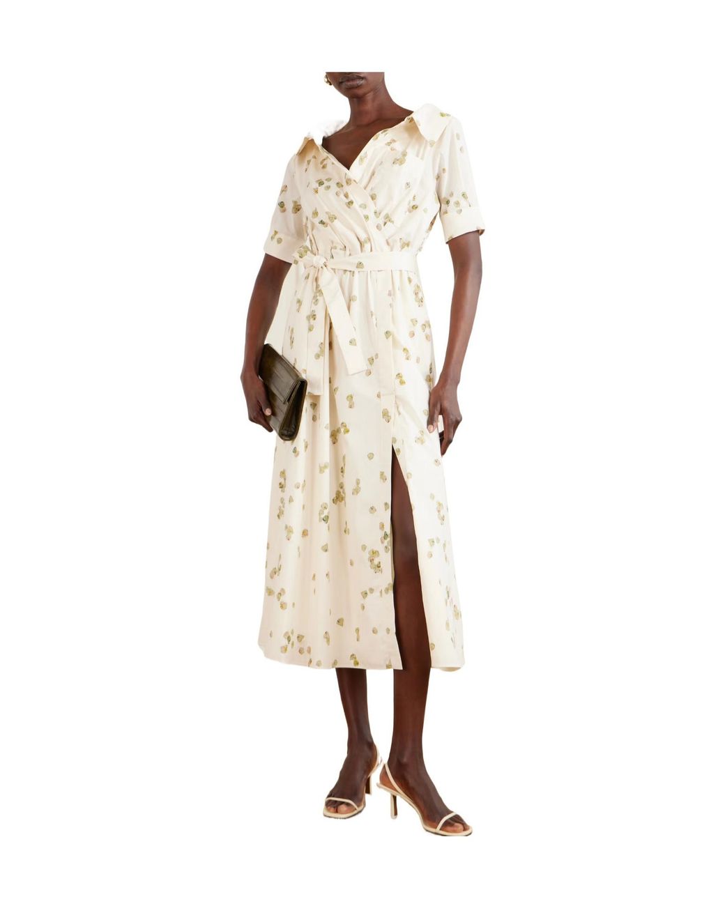 Altuzarra White Floral-Print Dress