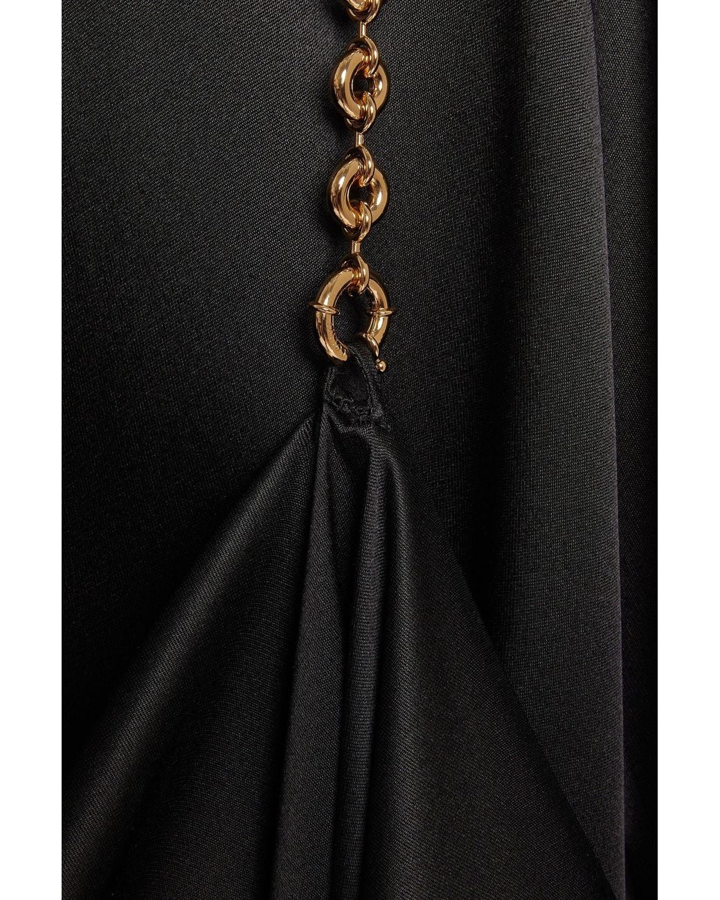 Loewe Black Chain Shirt Dress