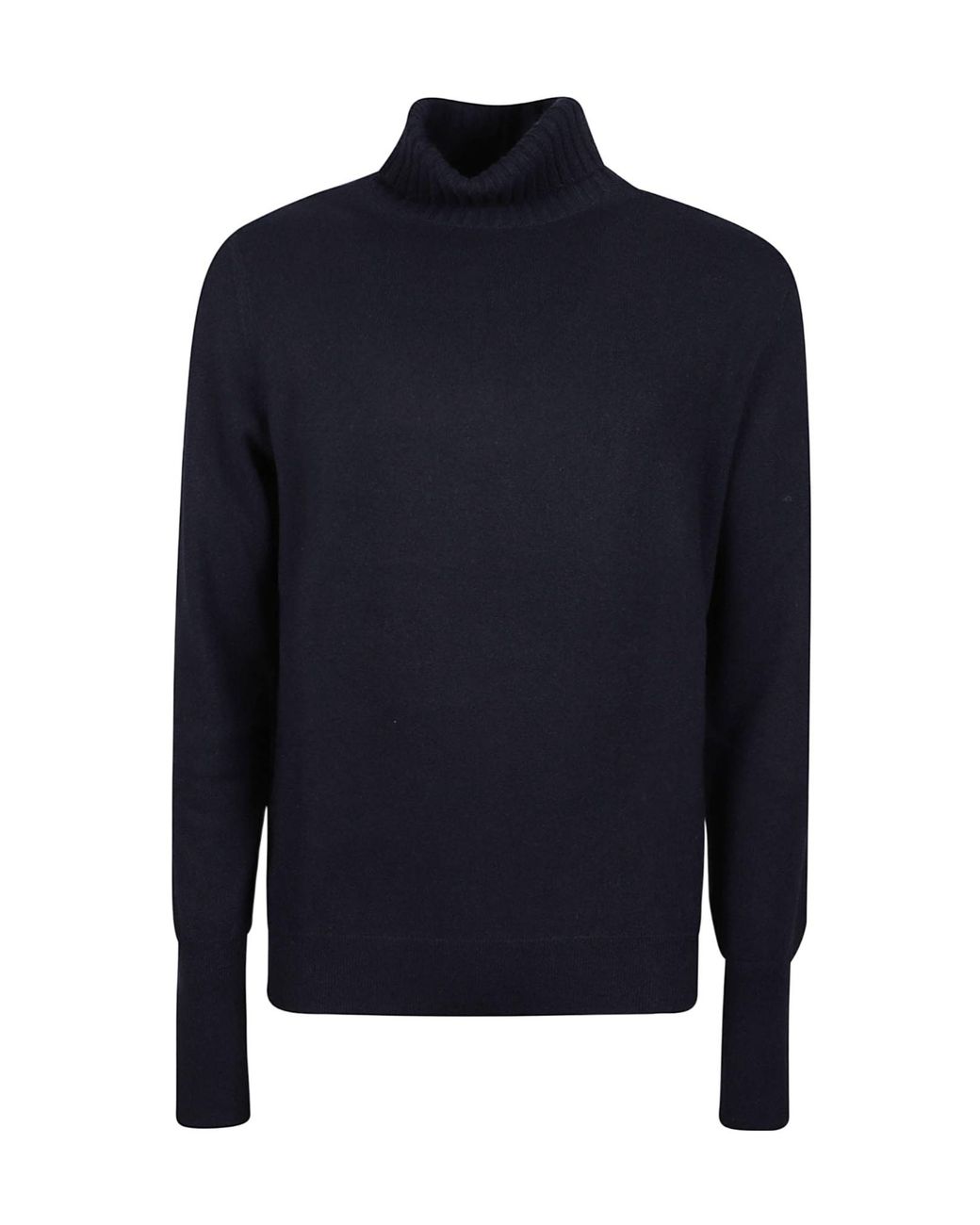 Ballantyne Blue Ribbed Turtleneck Knitted Sweater for men