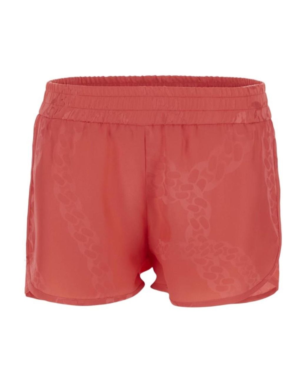 Stella McCartney Red Chain Jacquard Shorts