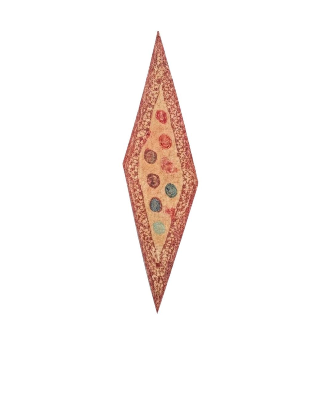 Pierre Louis Mascia White Diamond-Shaped Silk Scarf