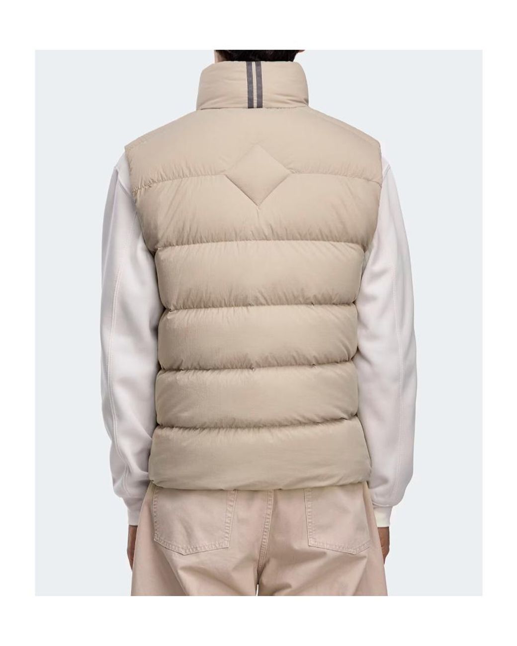 Canada Goose Natural Crofton Gilet Enduraluxe Limestone for men