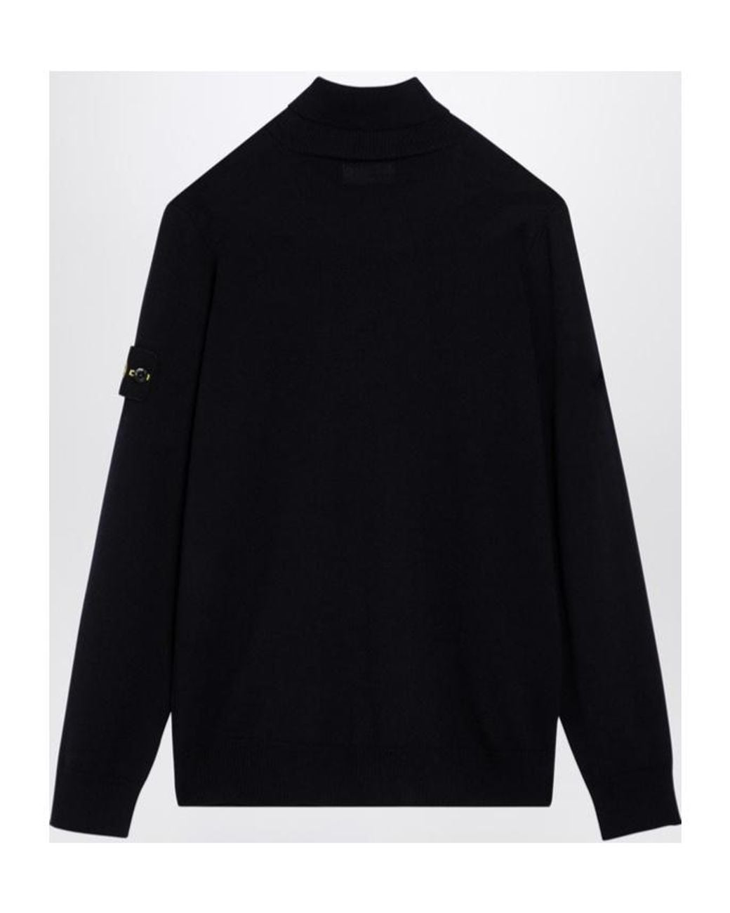 Stone Island Blue Round Neck Sweater for men