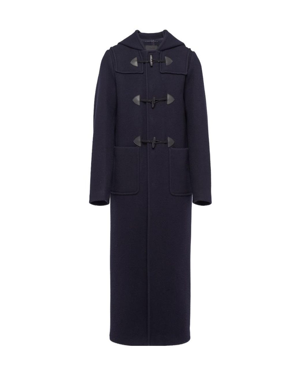 Prada Wool Duffel Coat in Blue for Men | Lyst Prada Wool Duffel Coat in Blue for Men | Lyst
