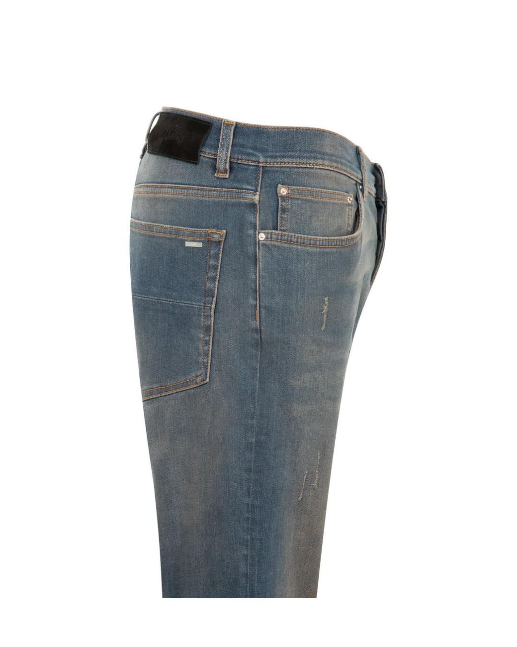 Amiri Blue Belt-Loop Jeans for men