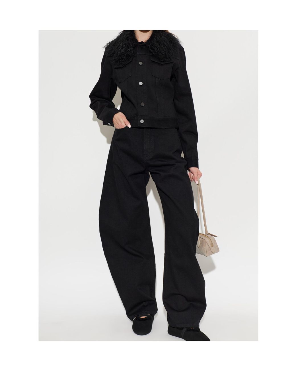 Alaïa Black Alaïa Denim Jacket