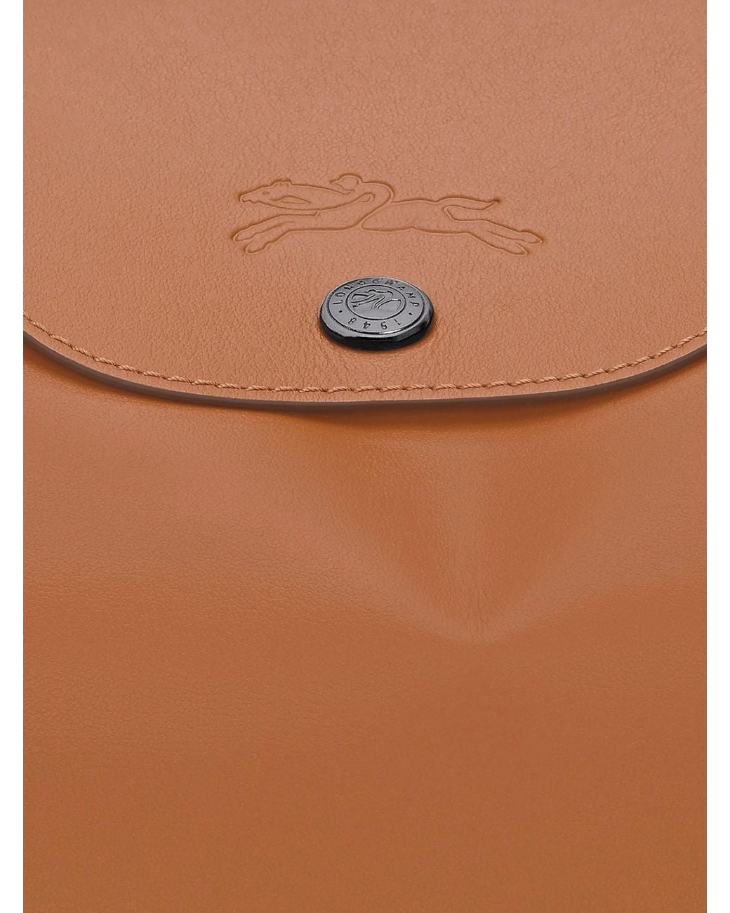 Longchamp Brown Flap Detail Shoulder Bag