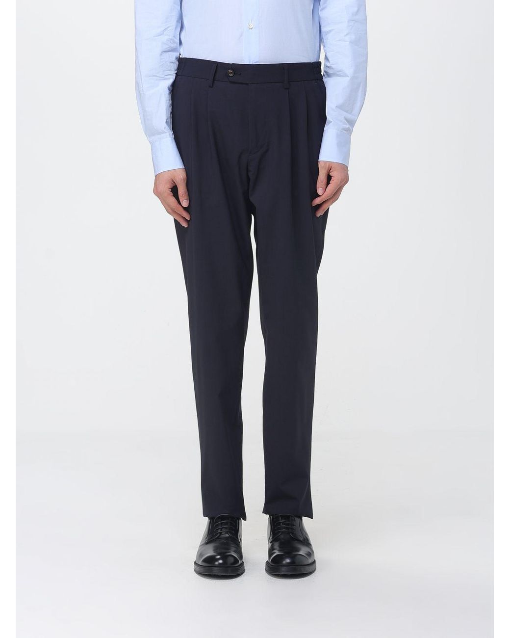 Eleventy Blue Single-Breasted Wool-Blend Suit for men