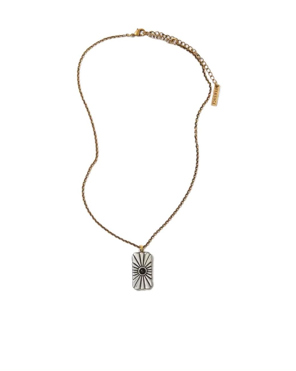 Versace White Circe Necklace for men