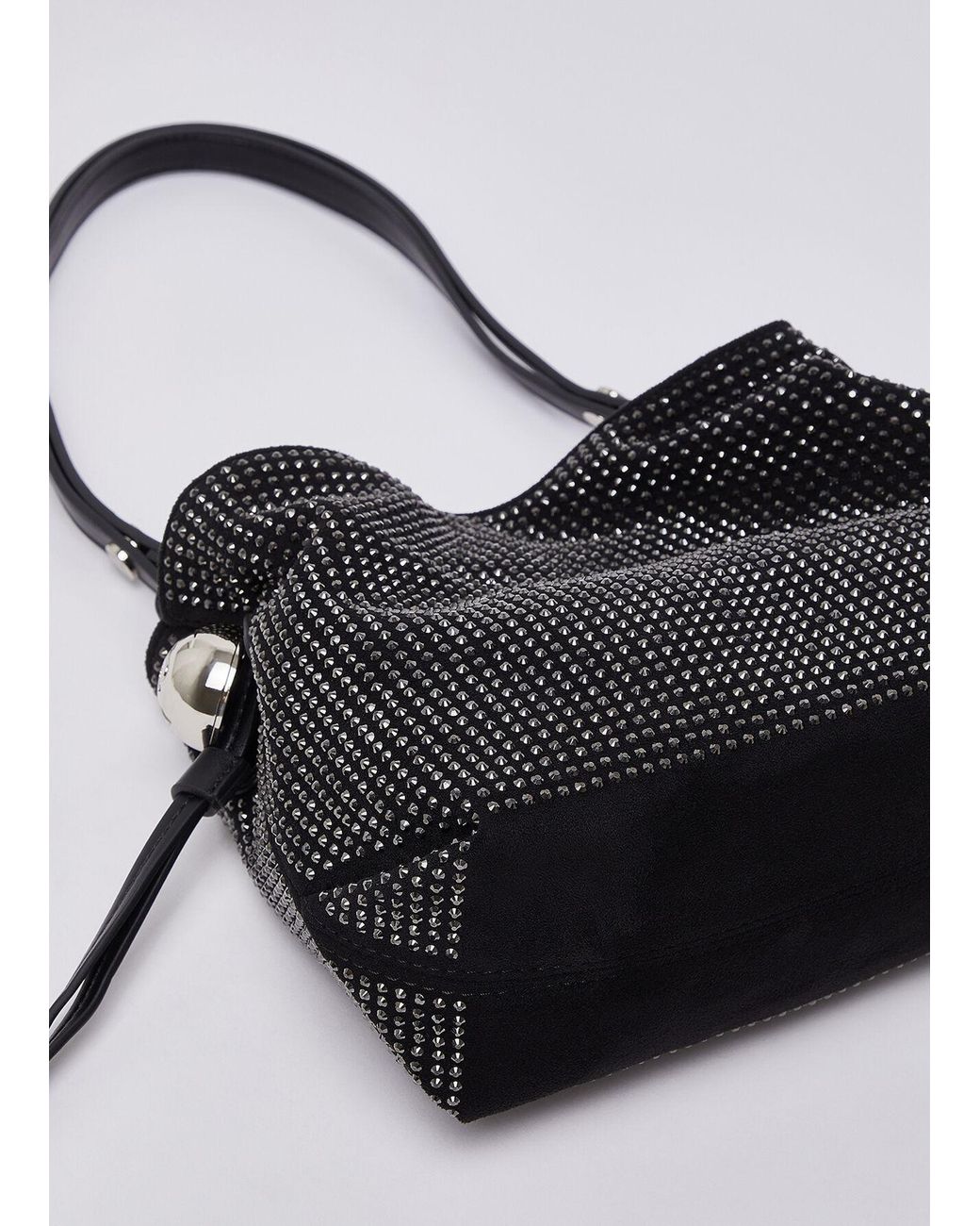 Liu Jo Black Embellished Clutch Bag