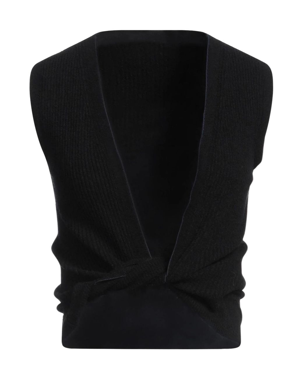 Jacquemus Black Two-Tone Knit Top