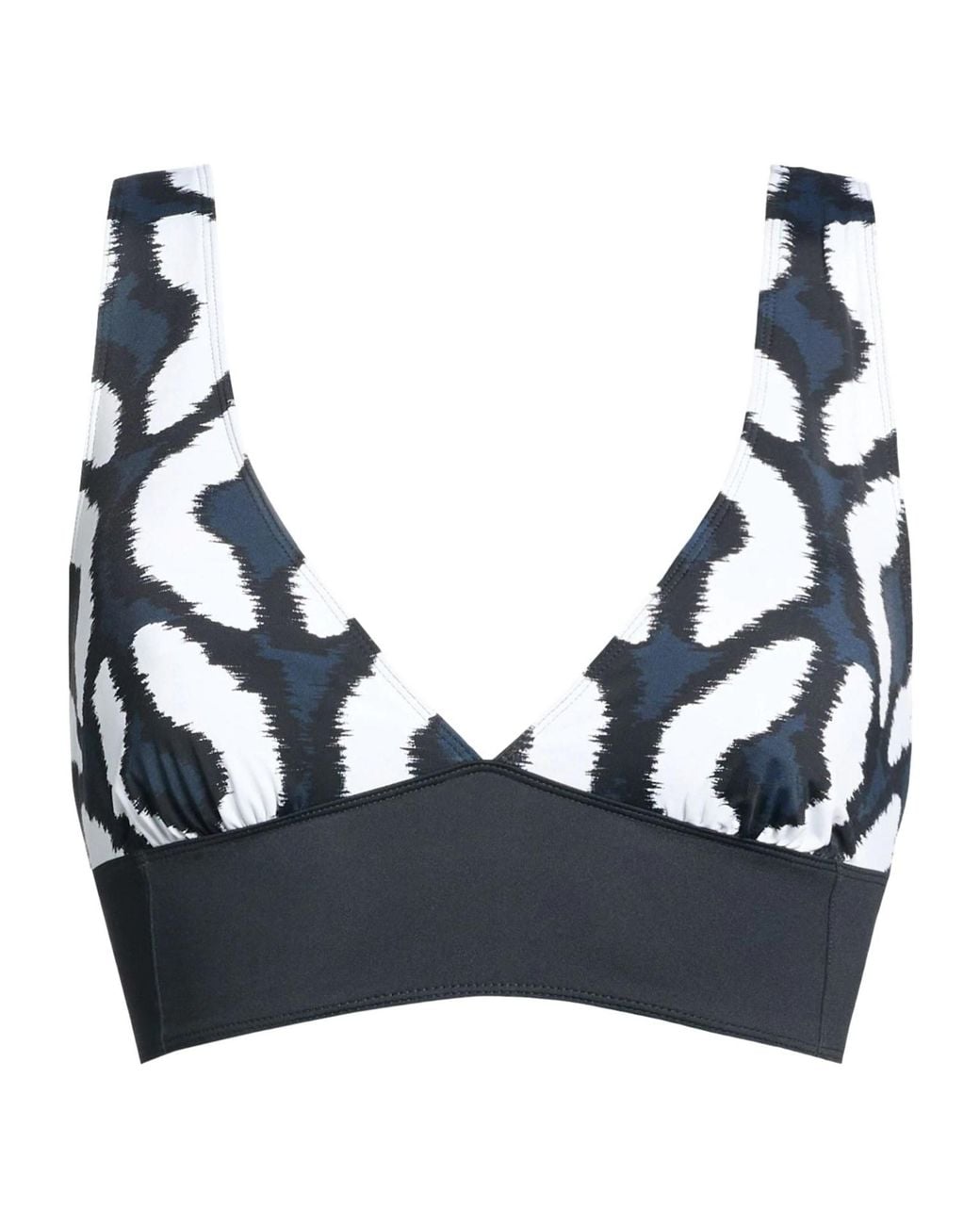Max Mara Blue Bikini Top