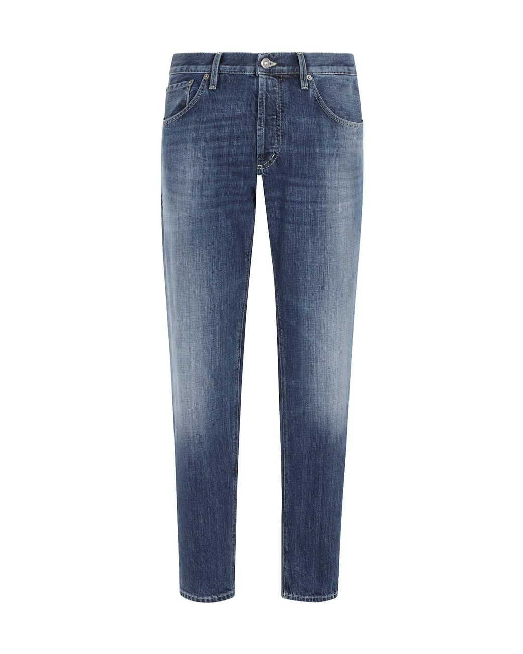 Dondup Blue Brighton Carrot Jeans for men
