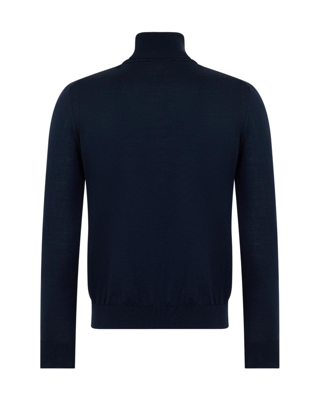 Roberto Collina Blue High Neck Knitted Sweater for men