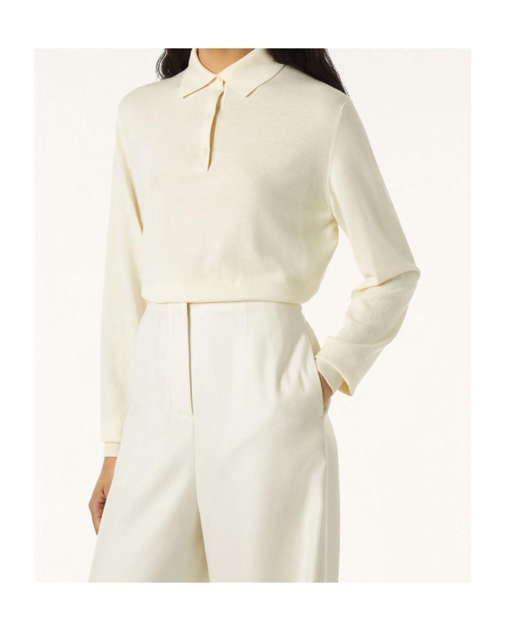 Loro Piana White Royal Lightness Polo Shirt