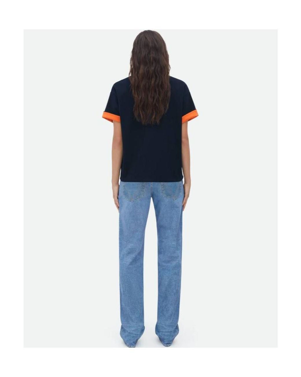 Bottega Veneta Blue Double Plain T-Shirt