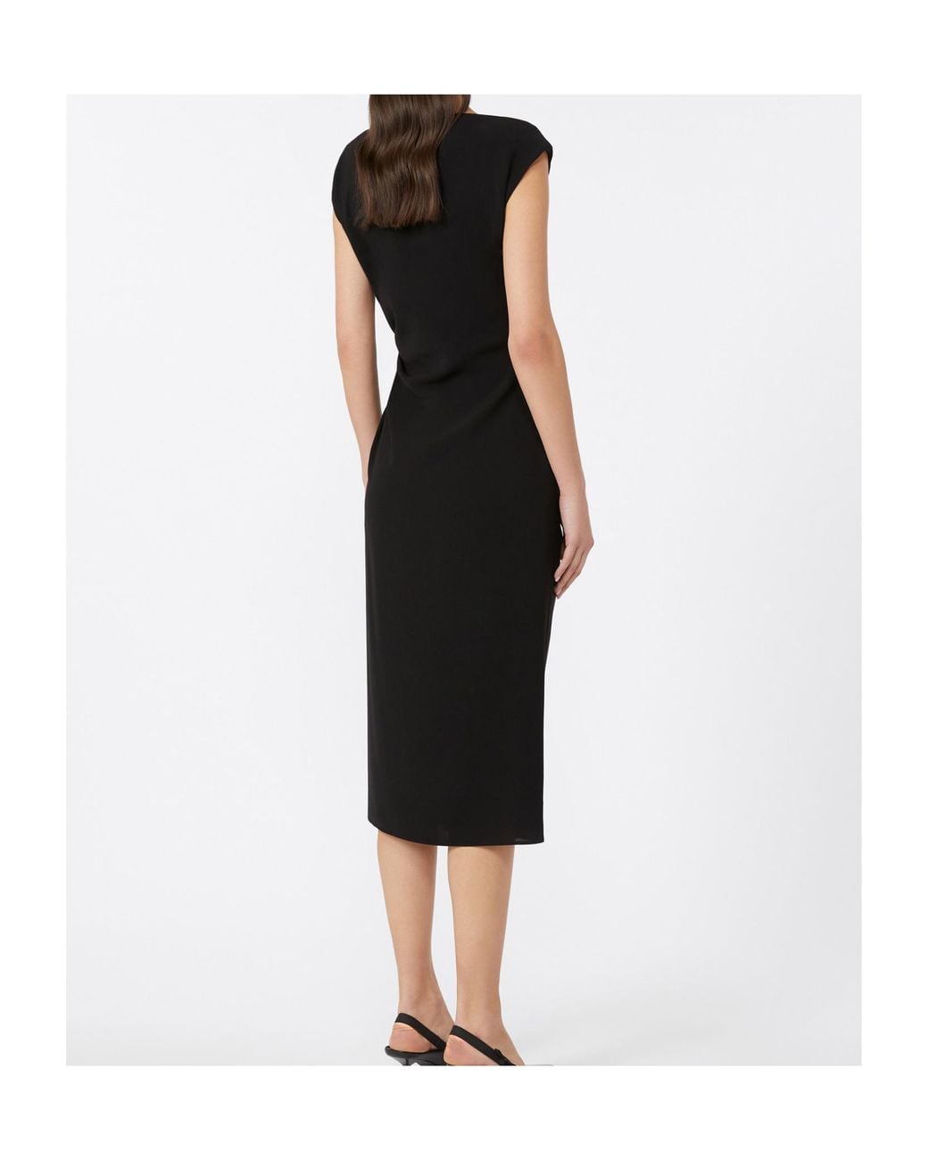 Max Mara Black Bodycon Cady Dress