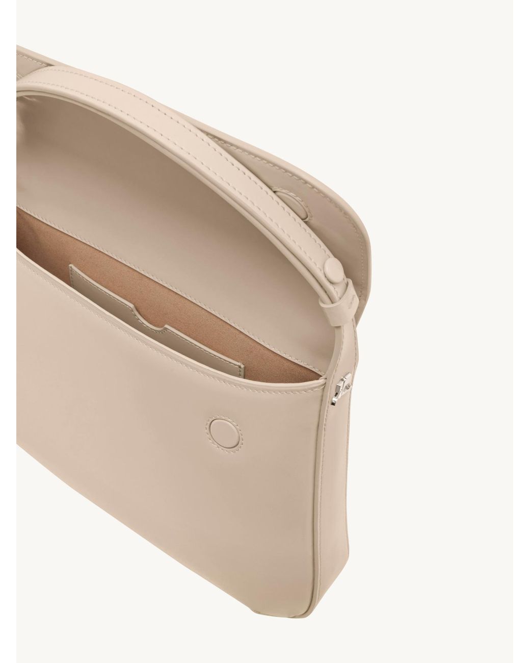 Courreges Natural Flip Handbag