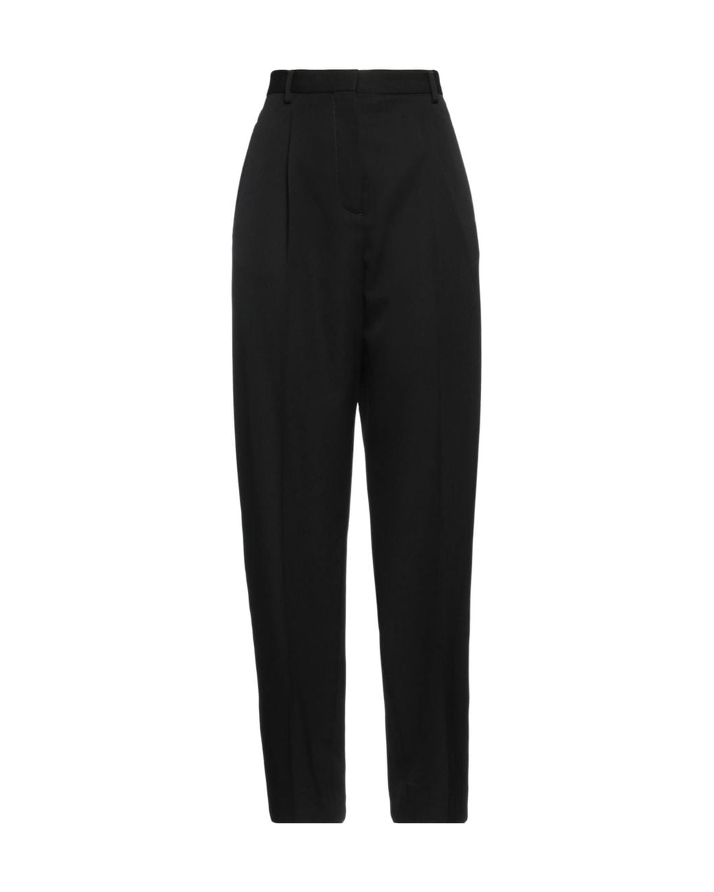 Tory Burch Black Minimalist Wool Pants