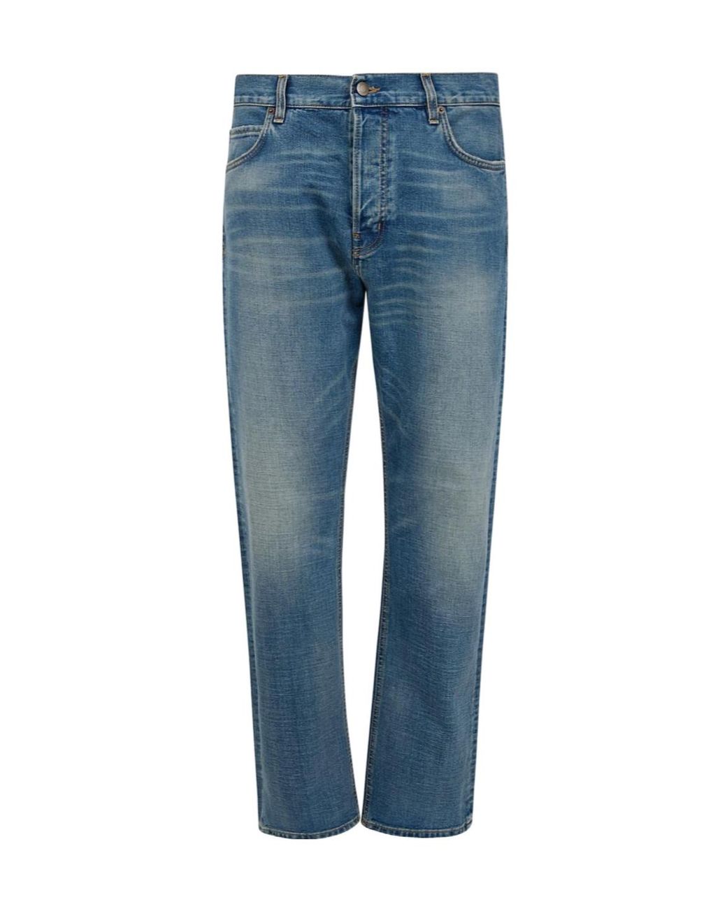 Haikure Blue Logo Jeans for men