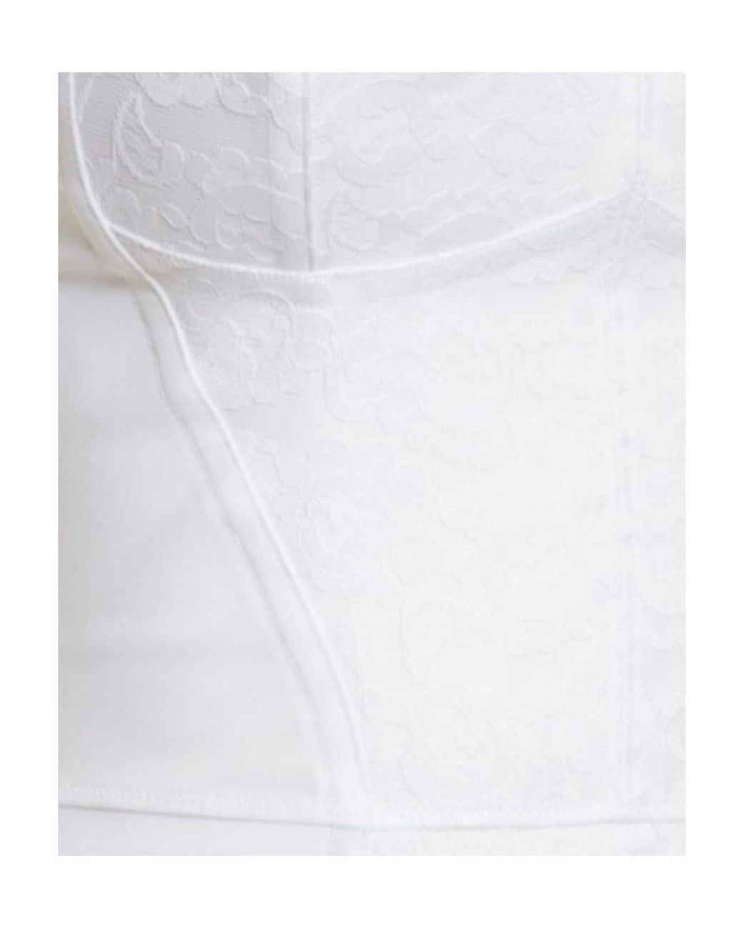 Dolce & Gabbana White Lace Mini Dress