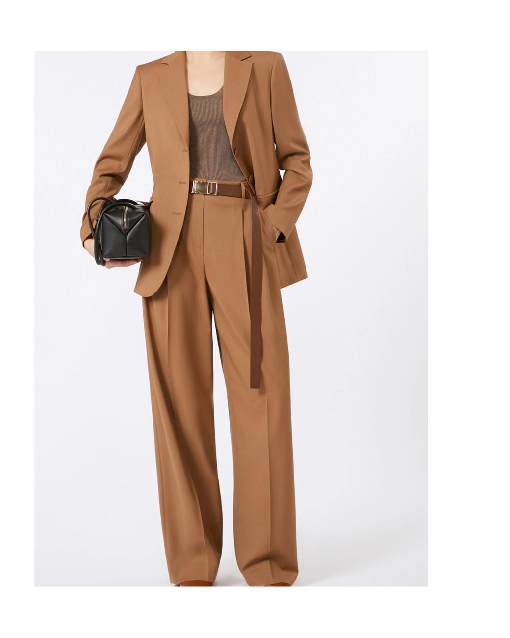 Max Mara Brown Studio Nice Single-Breasted Jacket