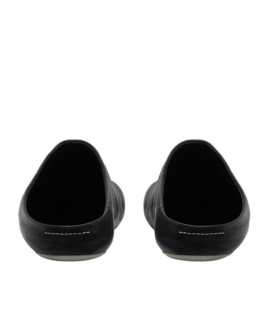 MM6 by Maison Margiela Black Factory Sabots for men