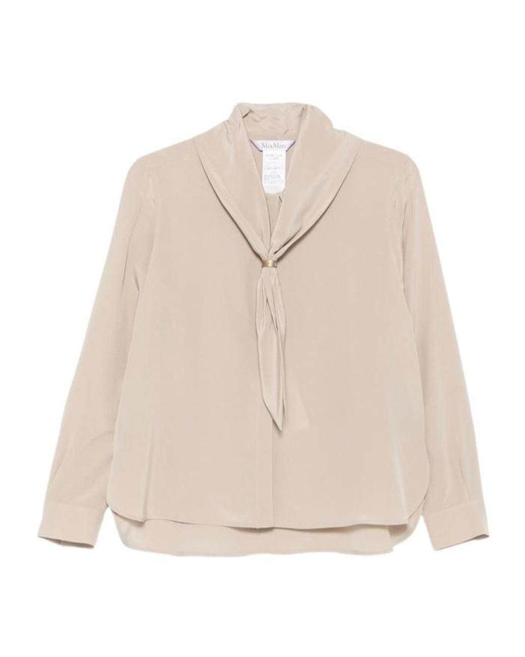 Max Mara Natural Long Sleeve Top