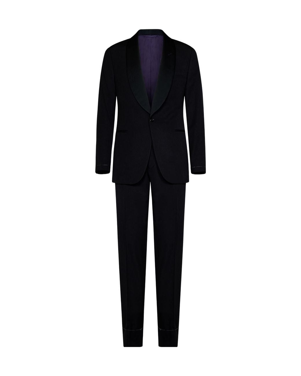 Ralph Lauren Black Single-Breast Two-Piece Tuxedo Suit