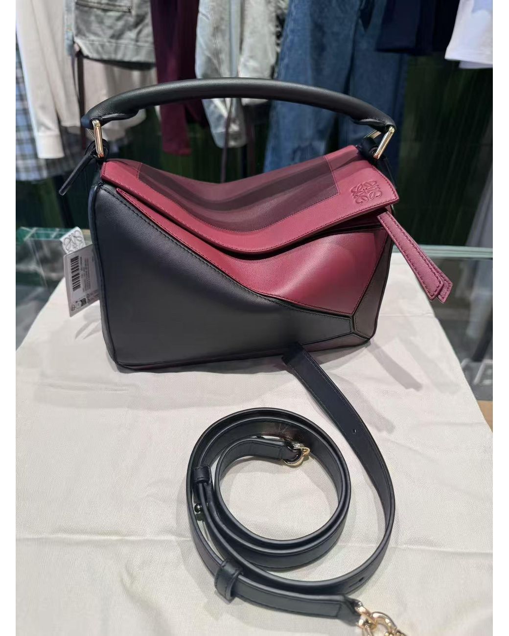 Loewe Black Puzzle Small Handbag