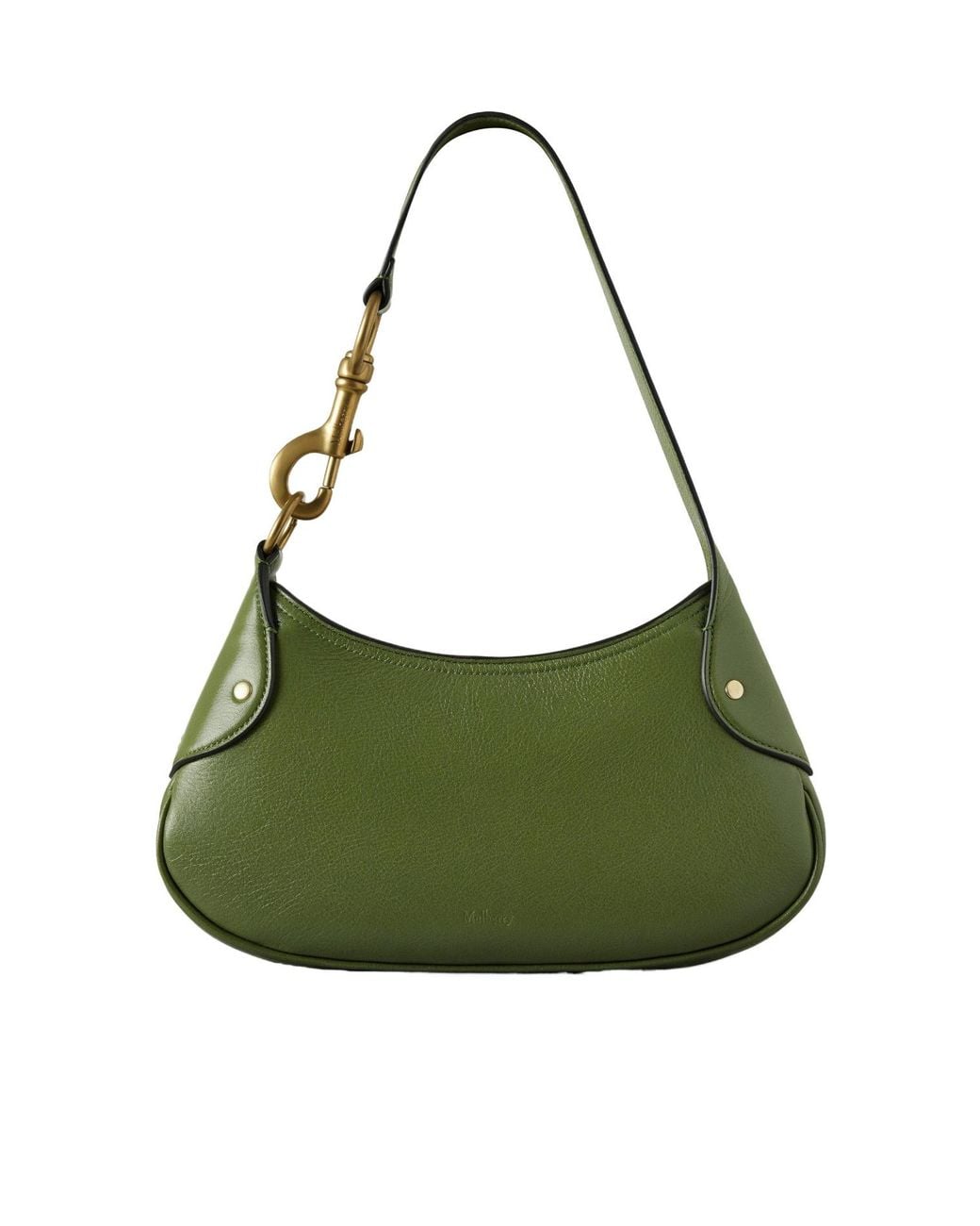Mulberry Green Solid Color Bowling Bag